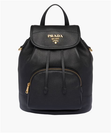 prada mail bag|Prada leather backpack.